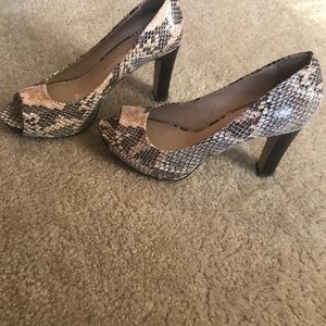 Franco Sarto Shoe 5.5 alligator print shoe